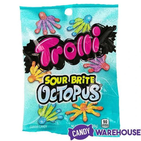 Trolli Sour Brite Gummy Octopus Candy: 3LB Box 4 Trolli Sour Brite Gummy Octopus Candy: 3LB Box - Image 4