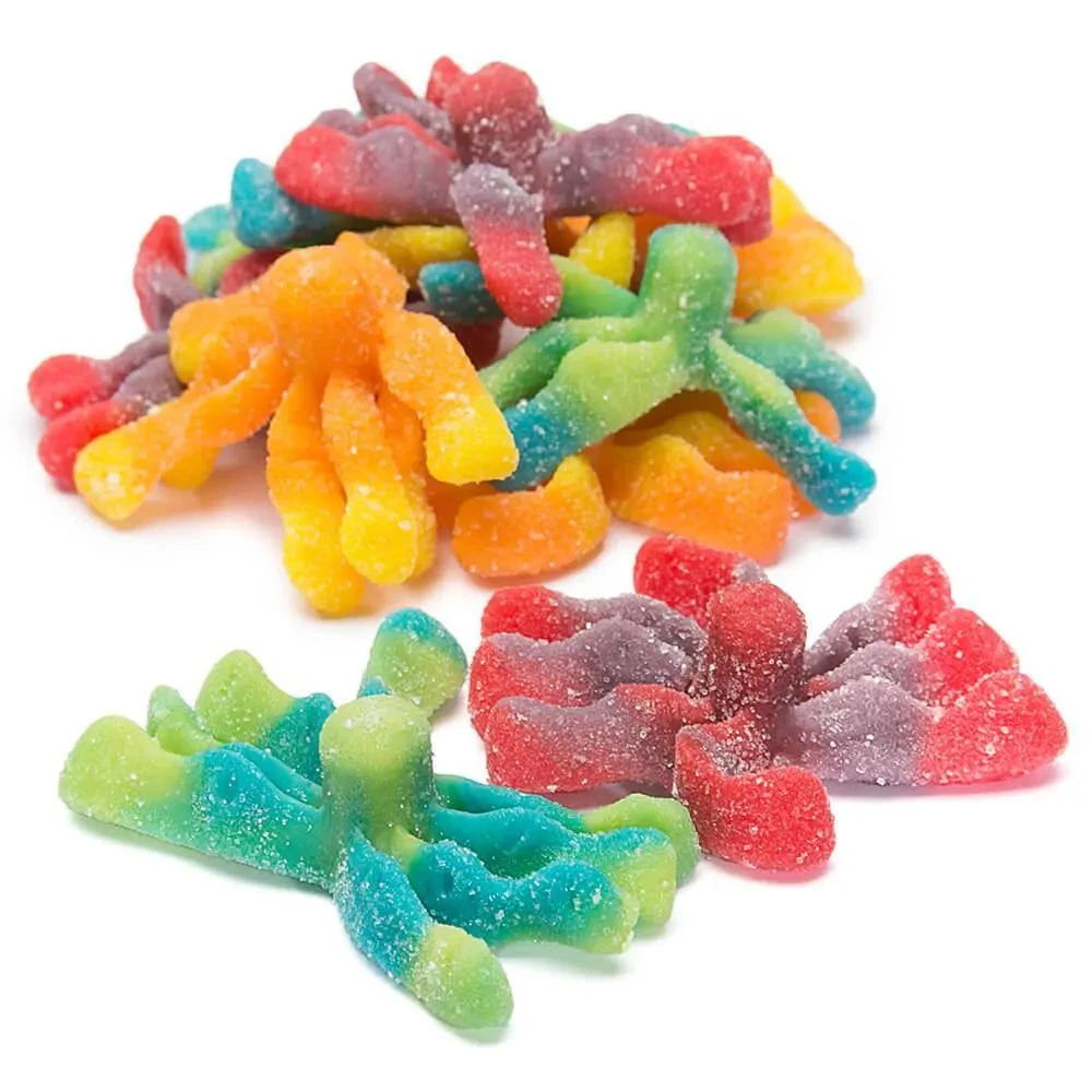 Trolli Sour Brite Gummy Octopus Candy: 5LB Bag 1 Trolli Sour Brite Gummy Octopus Candy: 5LB Bag