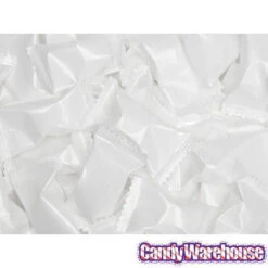 White Wrapped Butter Mint Creams: 300-Piece Case -Candy Promotion Store white wrapped butter mint creams 300 piece case candy warehouse 3