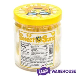 YumJunkie Sweet Suns Yellow Swirl Hard Candy Circles: 30-Piece Jar -Candy Promotion Store yumjunkie sweet suns yellow swirl hard candy circles 30 piece jar candy warehouse 4